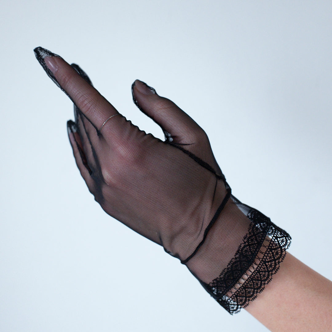 Mesh and Lace Gloves GL-10